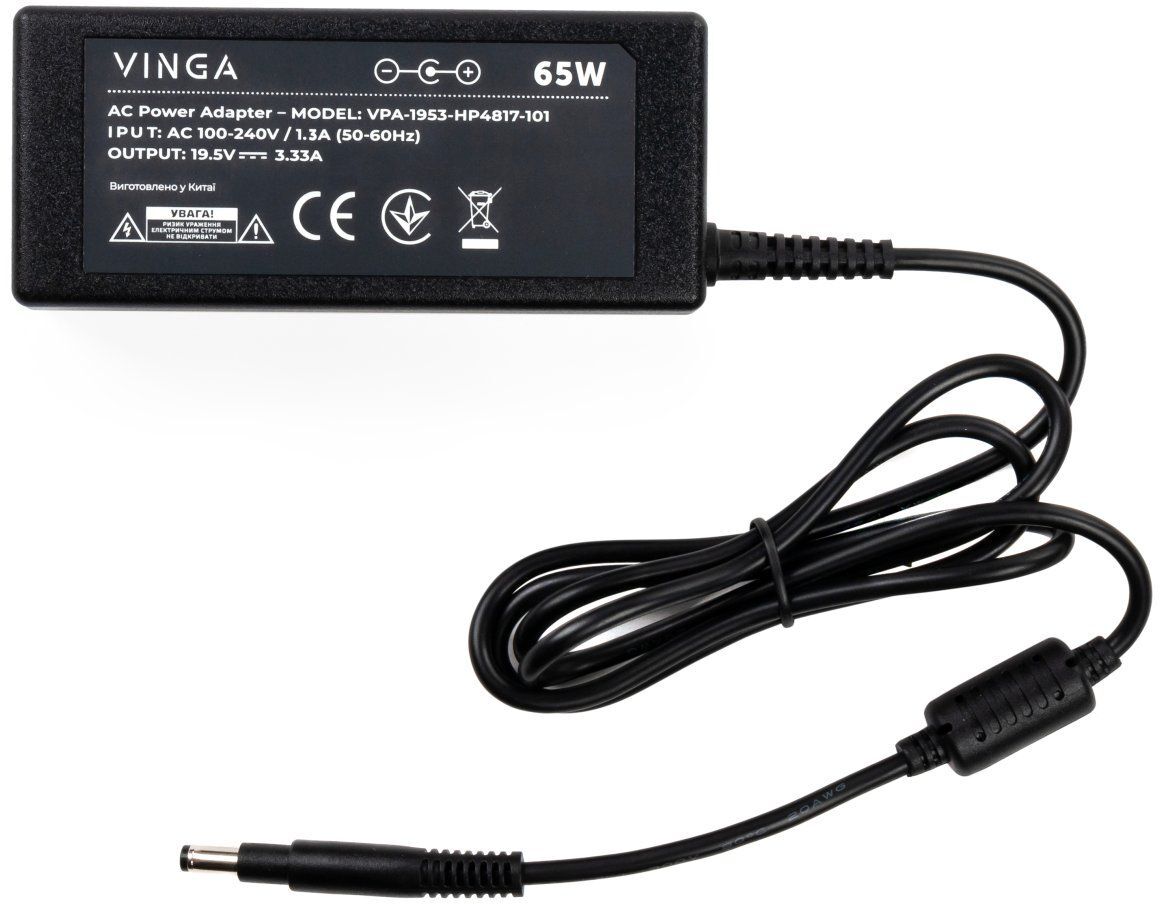 Блок питания Vinga HP 65W 19.5V 3.3A 4.8x1.7 (VPA-1953-HP4817-101) фото3