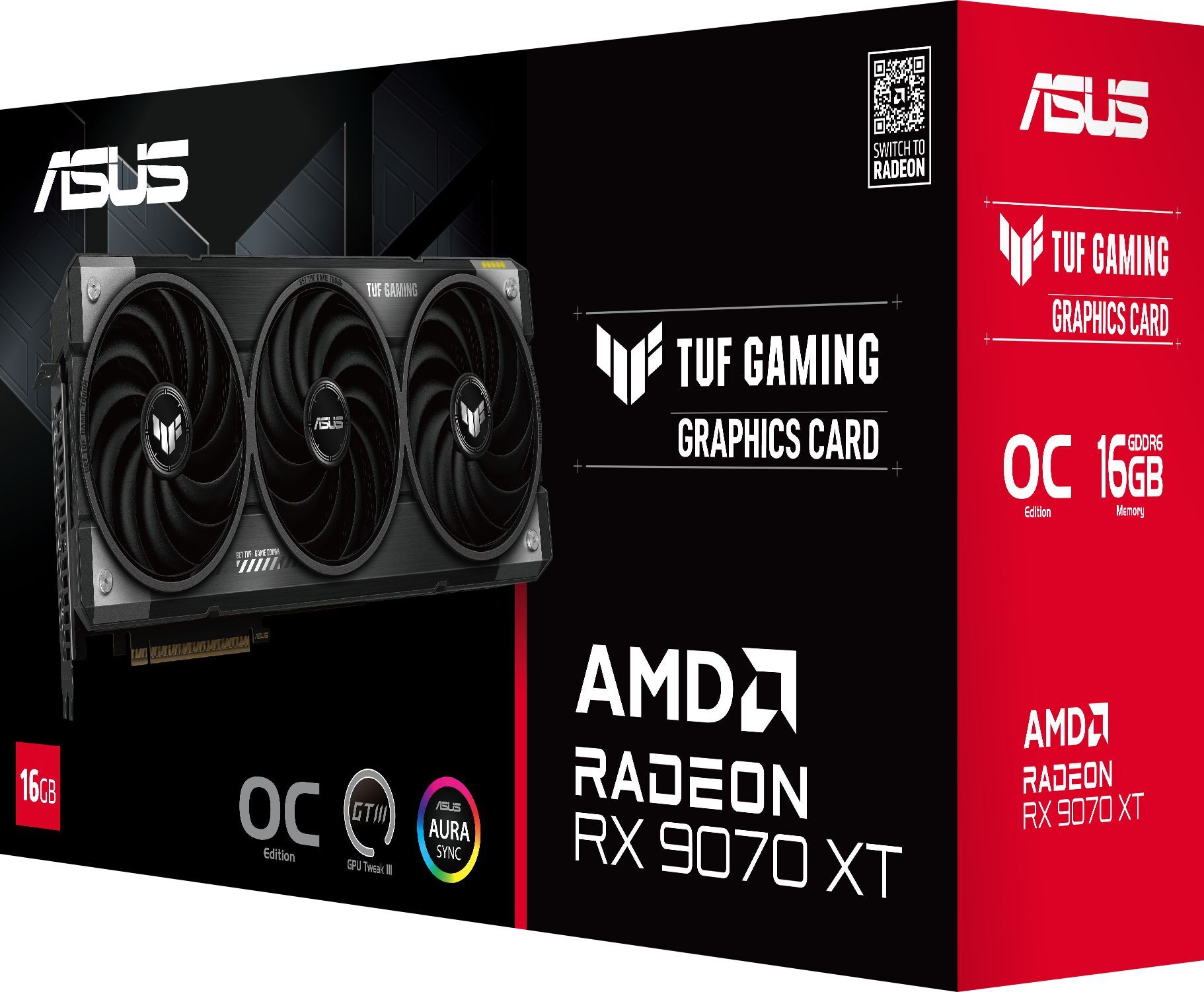 Видеокарта ASUS Radeon RX 9070 XT 16GB GDDR6 TUF OC GAMING (TUF-RX9070XT-O16G-GAMING) фото12