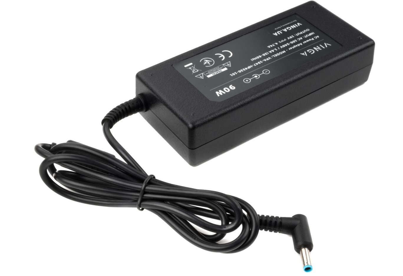 Блок питания Vinga HP 90W 19V 4.74A 4.5x3.0 (VPA-1947-HP4530-101) фото