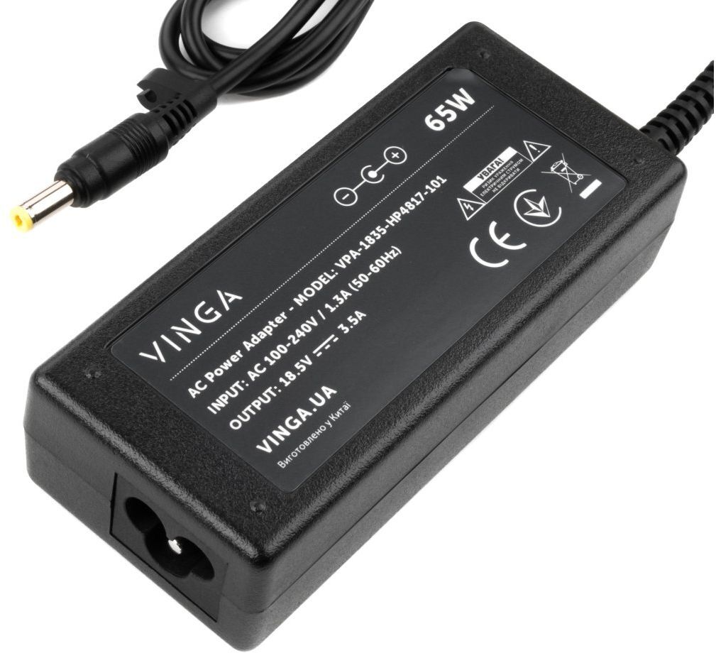 Блок питания Vinga HP 65W 18.5V 3.5A 4.8x1.7 (VPA-1835-HP4817-101) фото4