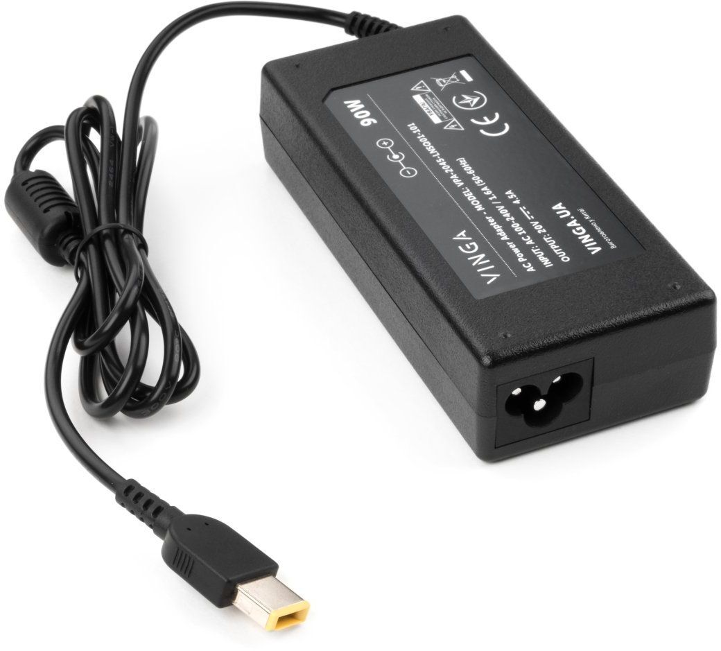 Блок питания Vinga Lenovo 90W 20V 4.5A Square (VPA-2045-LNSQ01-101) фото3