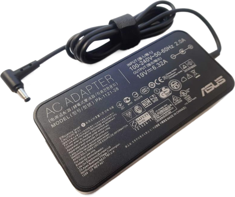 Блок питания ASUS 120W 19V 6.32A 6.0x3.7 Slim (PA-1121-28 / A40296) фото2