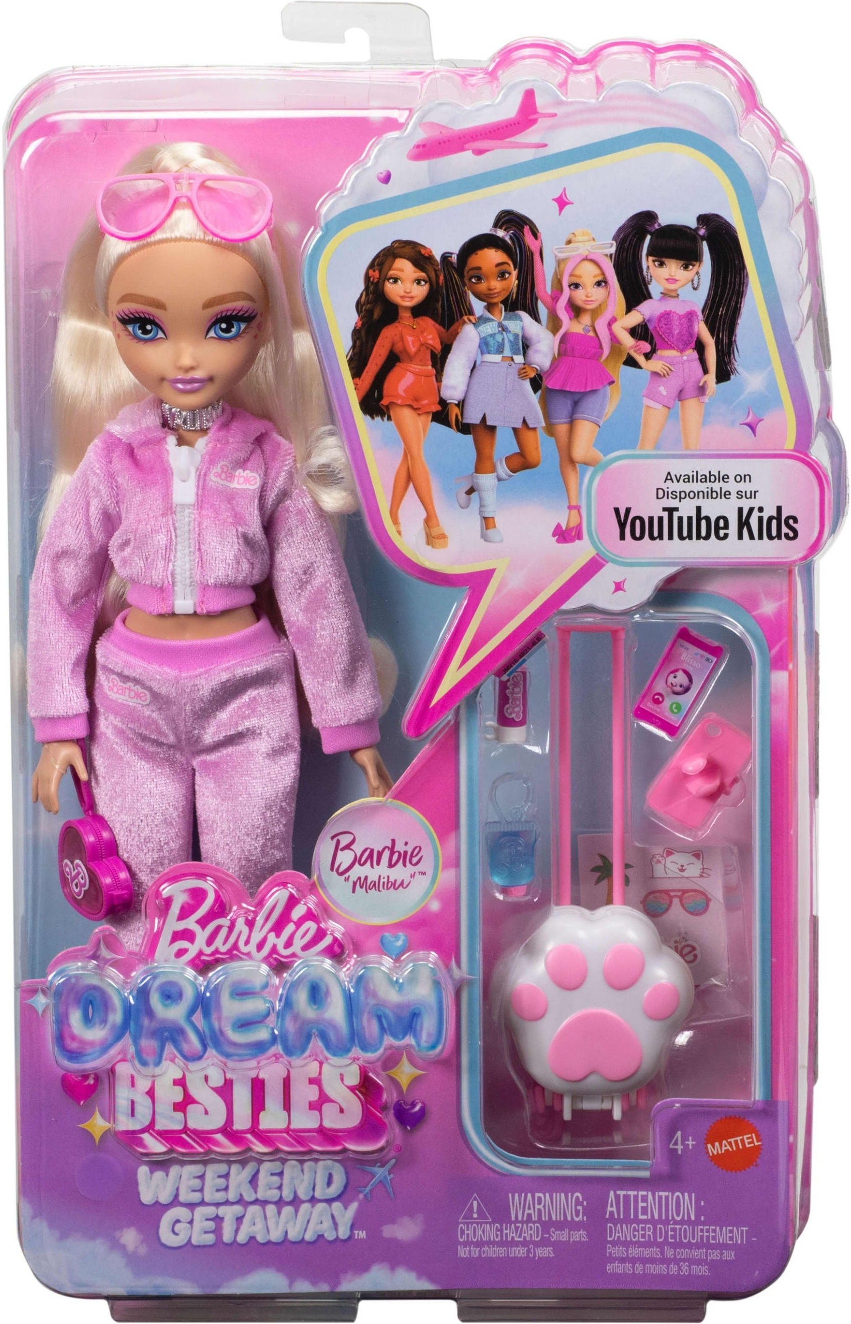 Кукла Barbie Малибу Dream Besties серии Уикенд-путешествие (JMV16) фото6