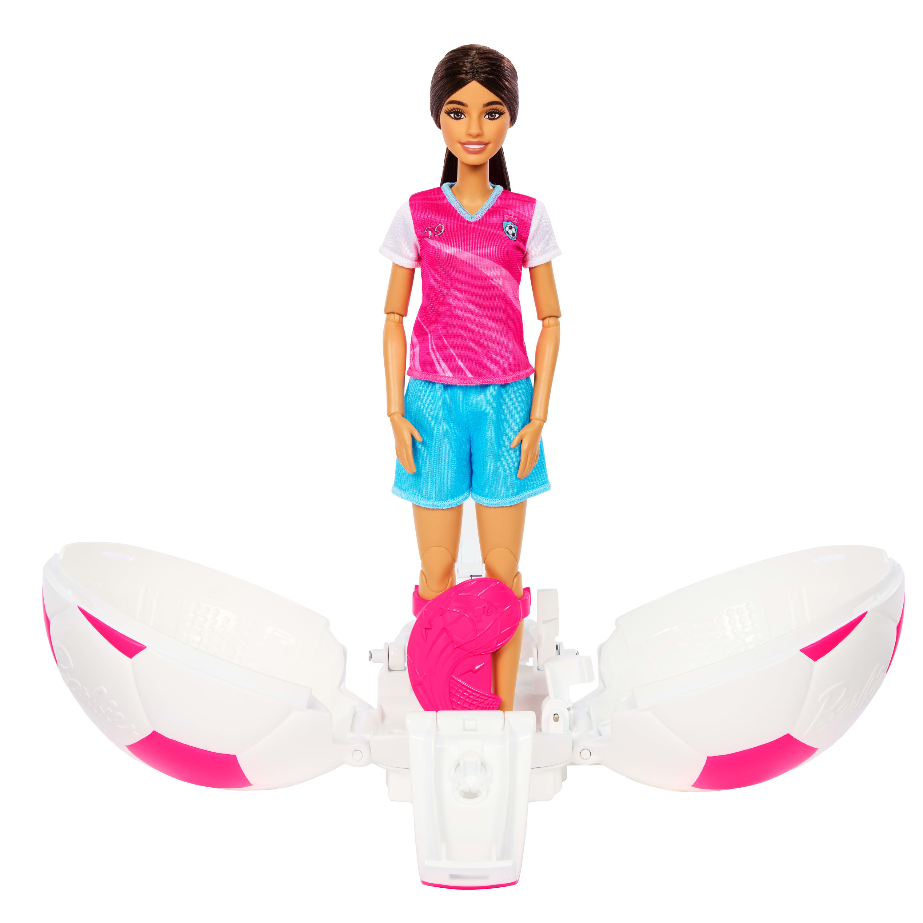 Набор-сюрприз Barbie Roll & Reveal – футболистка (JMK20) фото5