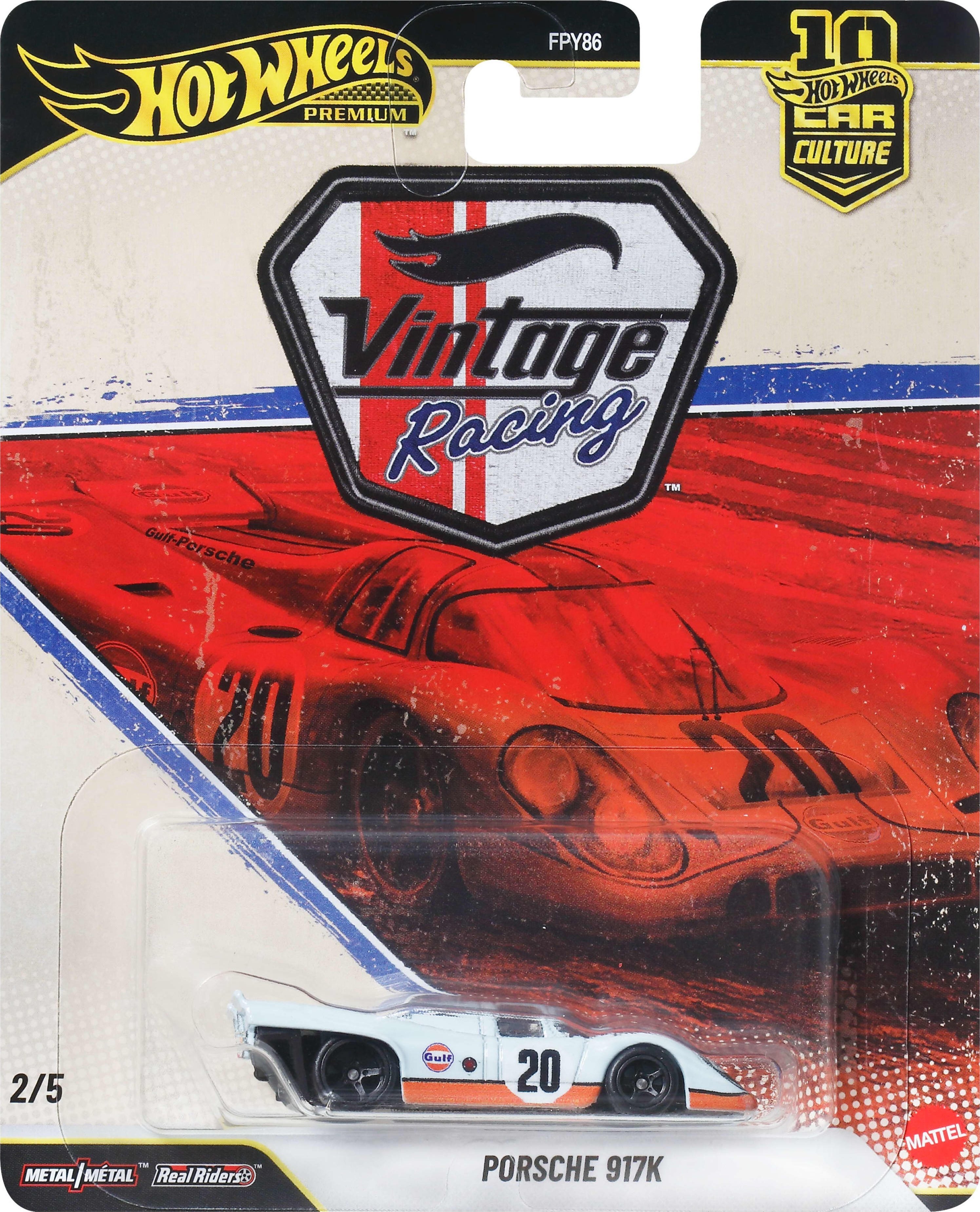 Коллекционная модель машинки Porsche 917 K серии Car Culture Hot Wheels (JKF03) фото6
