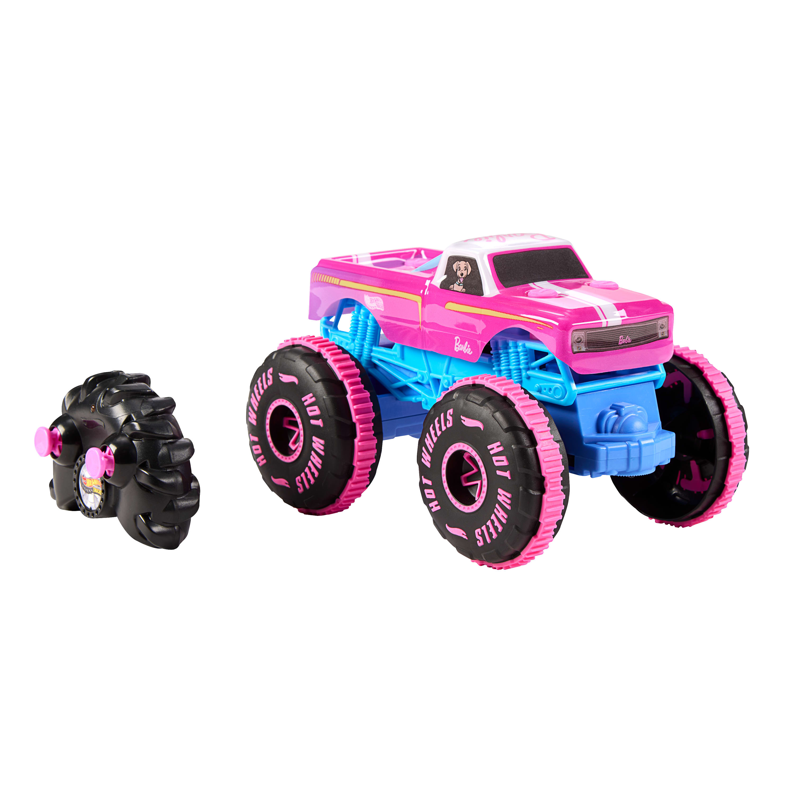 Увеличенная машинка-внедорожник 1:24 для Barbie на радиоуправлении Hot Wheels (JHW58) фото