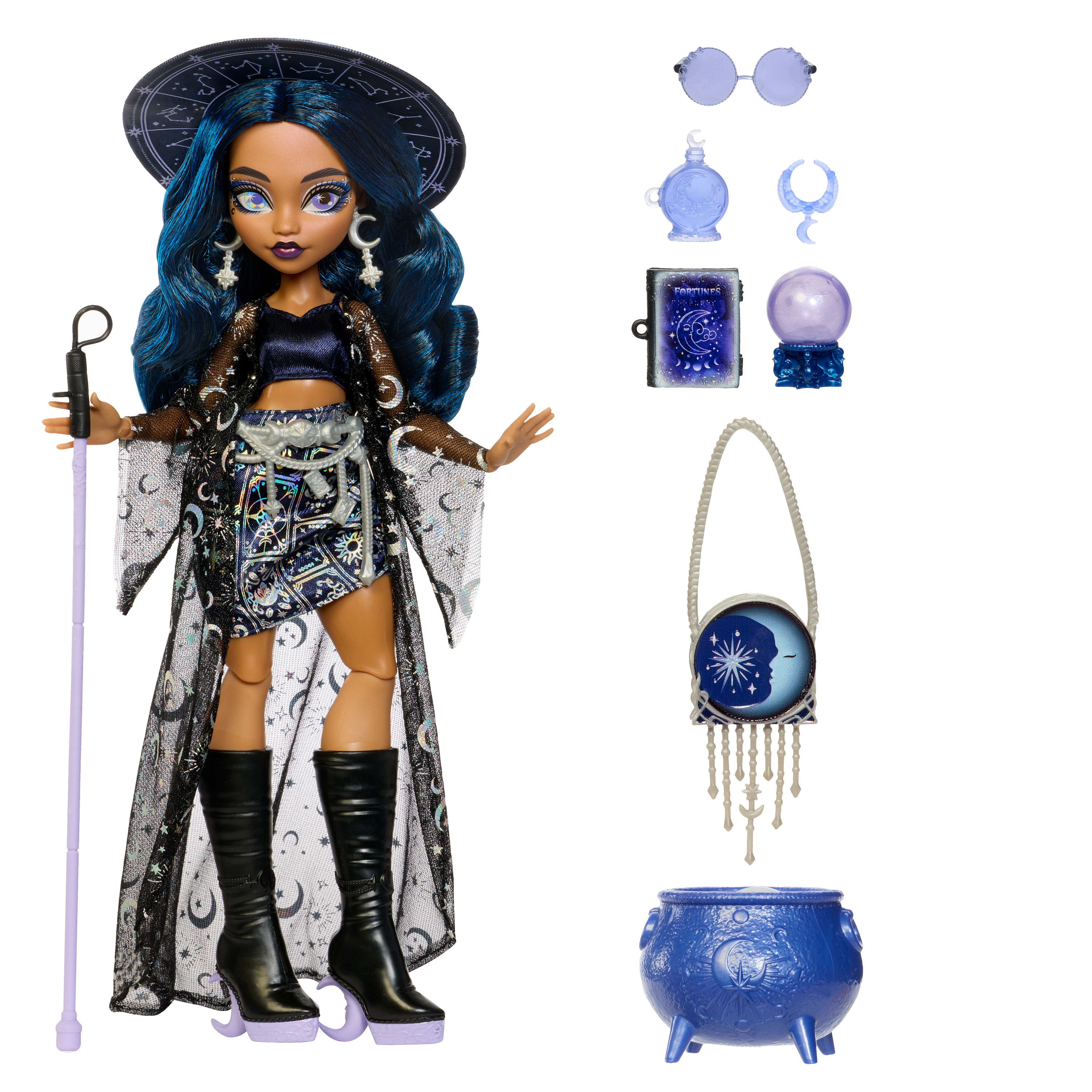 Лялька Клер Moonspell Magic від Monster High – Чаклунка-провидиця (JMB89) фото5