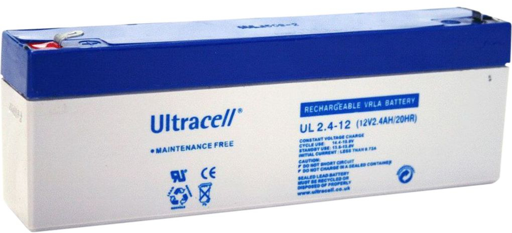 Аккумуляторная батарея Ultracell 12V-2.4 Ah AGM (UL2.4-12) фото2