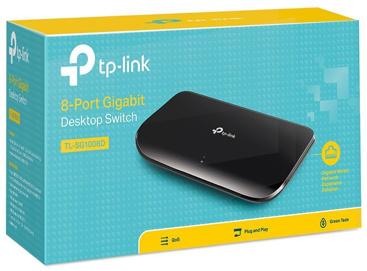 Комутатор TP-LINK TL-SG1008D (189393) фото6