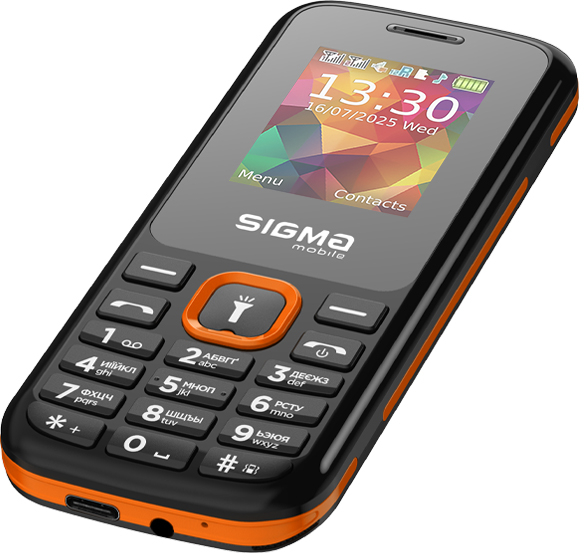 Мобільний телефон Sigma X-style 171 Mini Black-Orange (4827798813737) фото