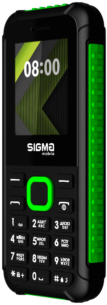 Мобильный телефон Sigma X-style 18 Track Black-Green (4827798854433) фото2