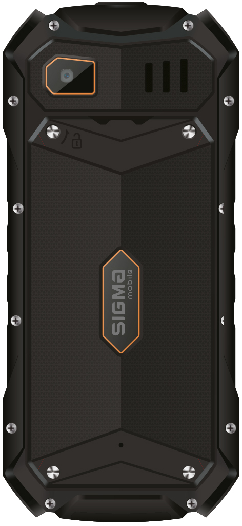 Мобильный телефон Sigma X-treme PV68 Black Orange (4827798738221) фото4