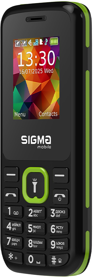 Мобильный телефон Sigma X-style 171 Mini Black-Green (4827798813720) фото2