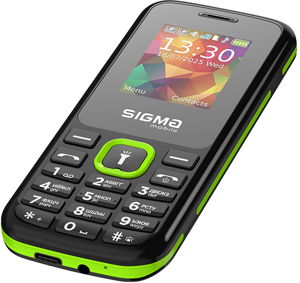 Мобильный телефон Sigma X-style 171 Mini Black-Green (4827798813720) фото3