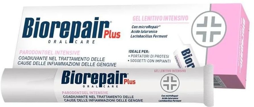 Гель для полости рта Biorepair Plus Пародонтогель интенсив 20 мл (8017331072417) фото