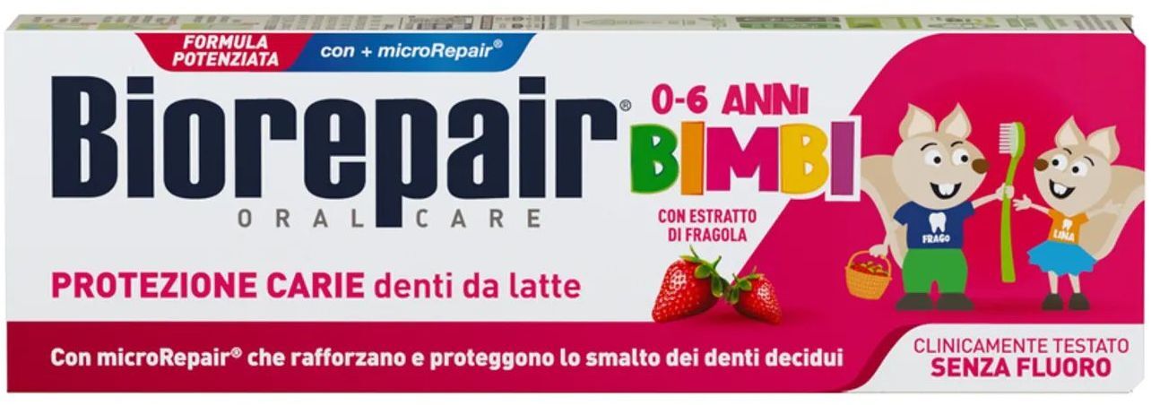 Дитяча зубна паста Biorepair Веселе мишеня 50 ml Cуниця (8017331097120) фото