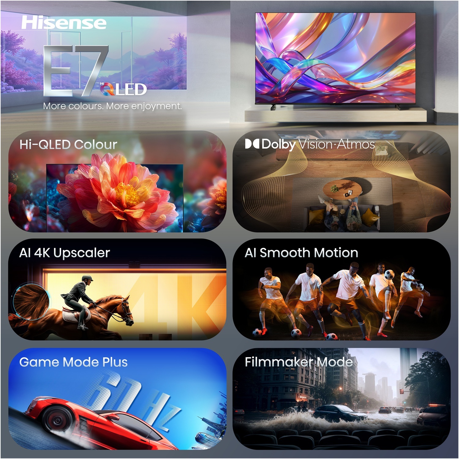 Телевизор Hisense QLED 43E7S фото9