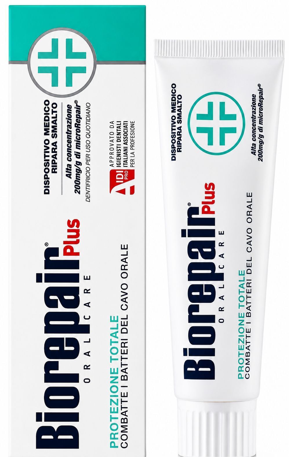 Зубна паста Biorepair Plus Професійний захист і відновлення 75 мл (8017331052624/8017331092231) фото