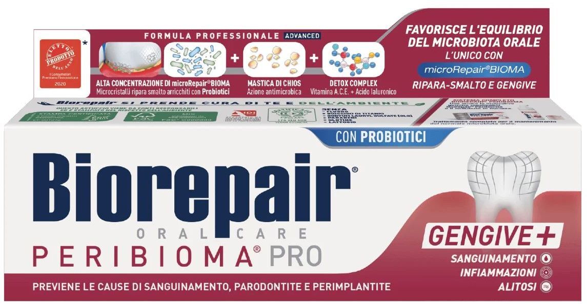 Зубна паста Biorepair Peribioma З пробіотиками 75 мл (8017331064115/8017331097182) фото