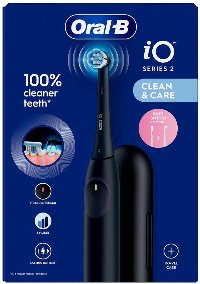 Электрическая зубная щетка Oral-B iO Series 2 iOS2.1D9.2K Black фото2