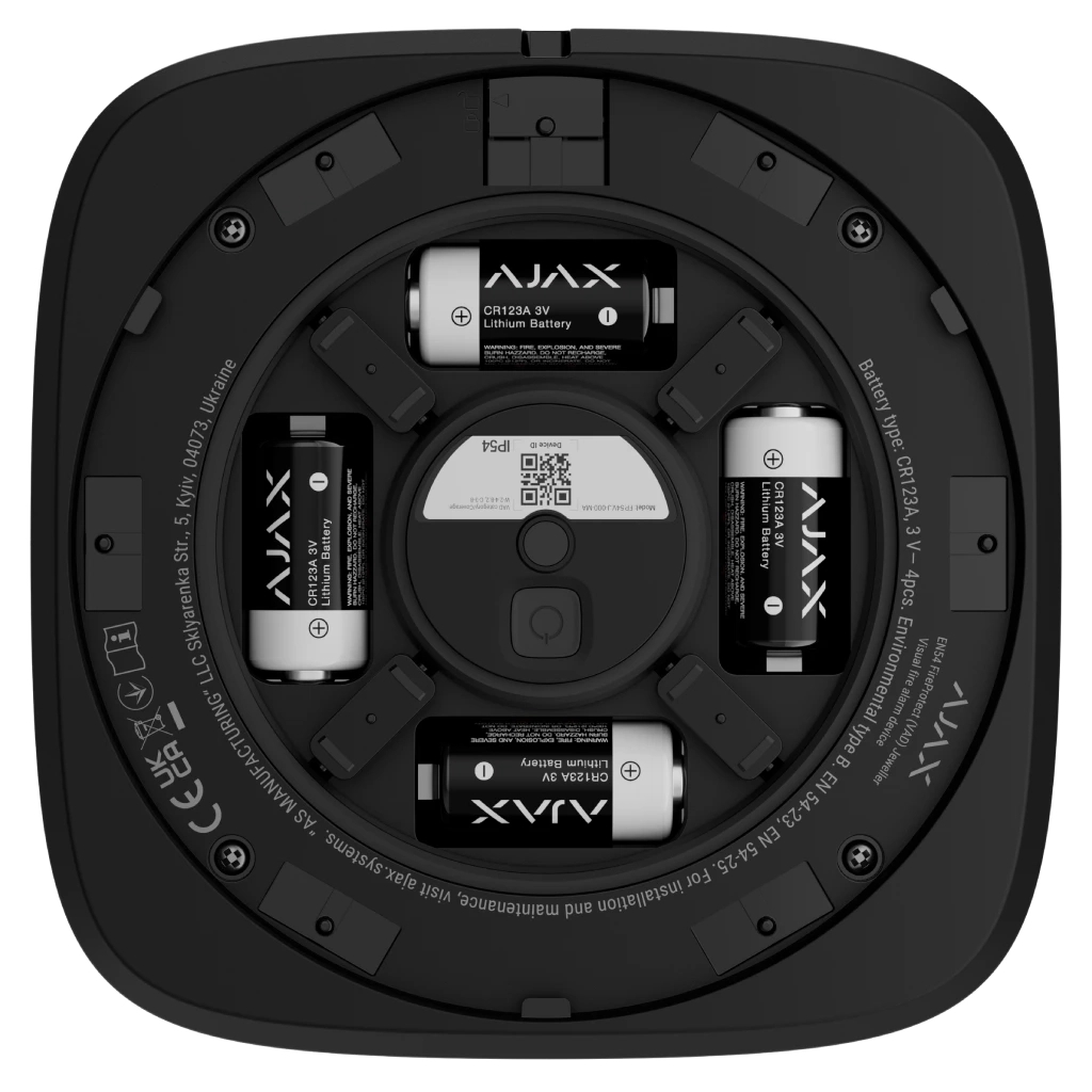 Сирена Ajax EN54 FireProtect VAD black фото5