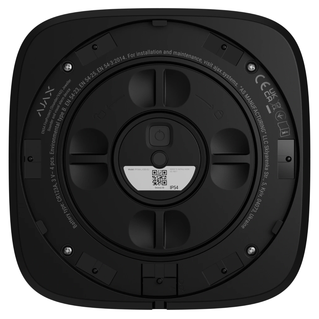 Сирена Ajax EN54 FireProtect Sounder black фото4