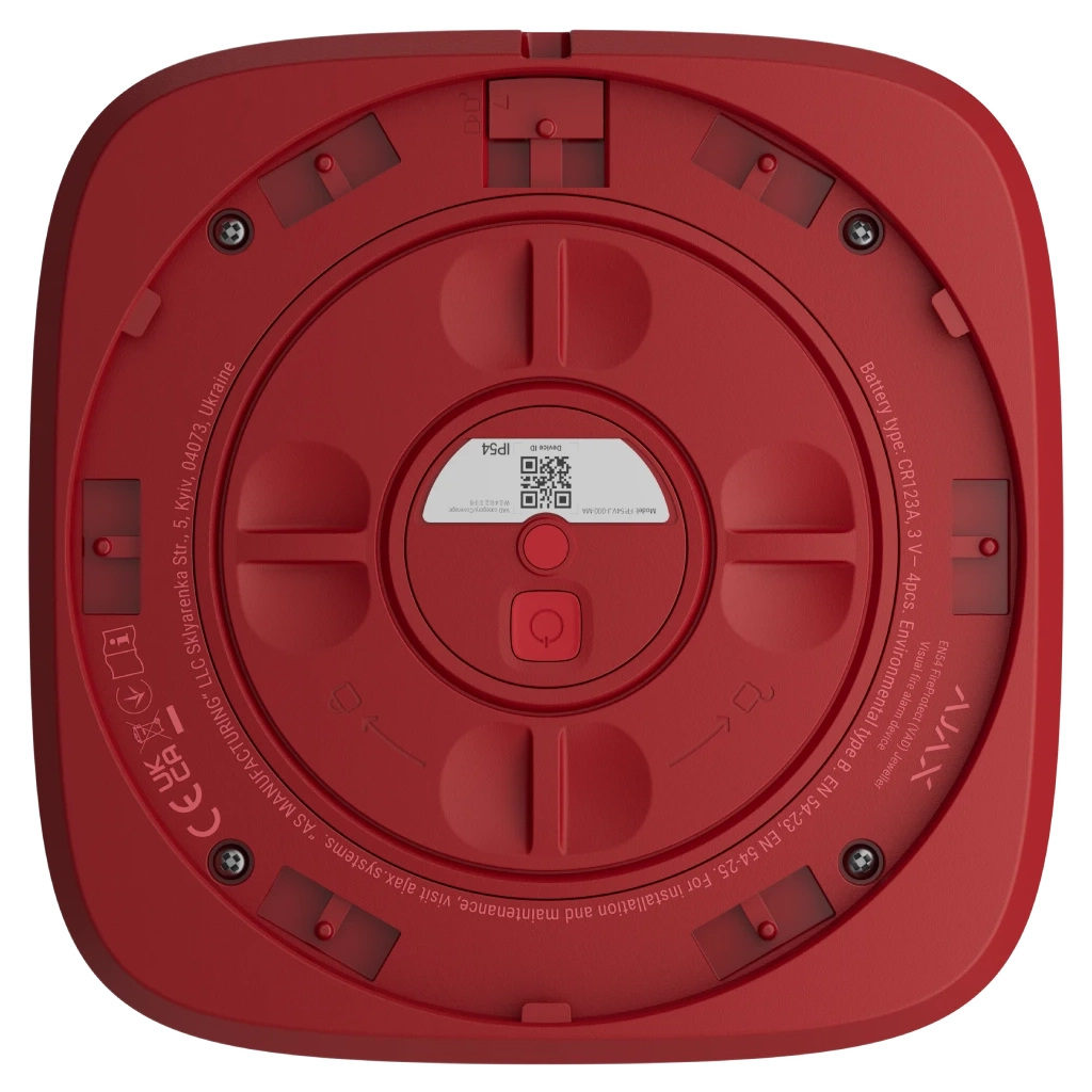 Сирена Ajax EN54 FireProtect VAD red фото4