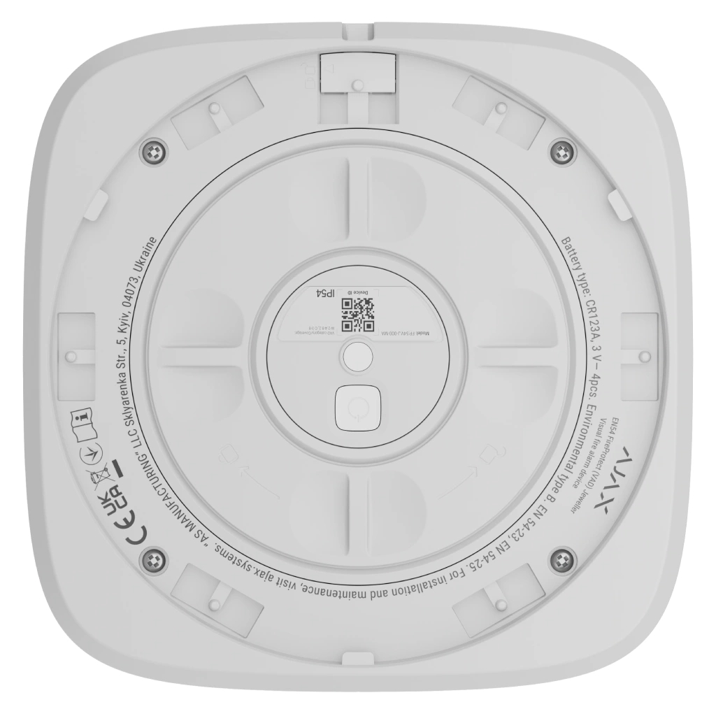 Сирена Ajax EN54 FireProtect (VAD) white фото5