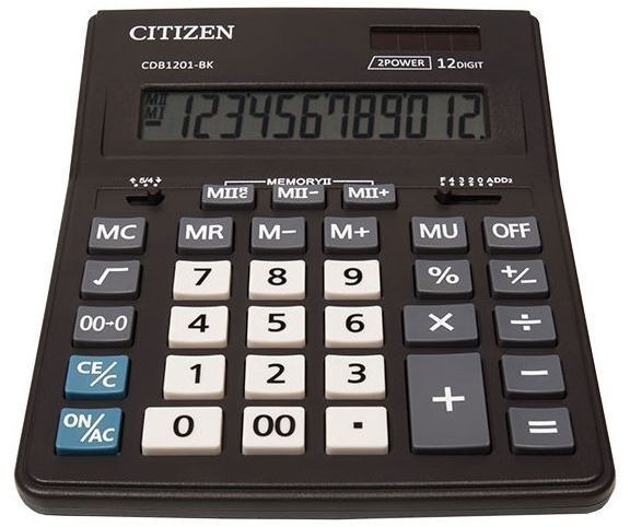 Калькулятор Citizen CDB1201-BK фото2