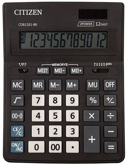 Калькулятор Citizen CDB1201-BK фото3