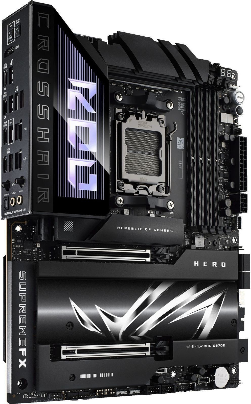 Материнская плата ASUS ROG CROSSHAIR X870E HERO (ROG_CROSSHAIR_X870E_HERO) фото