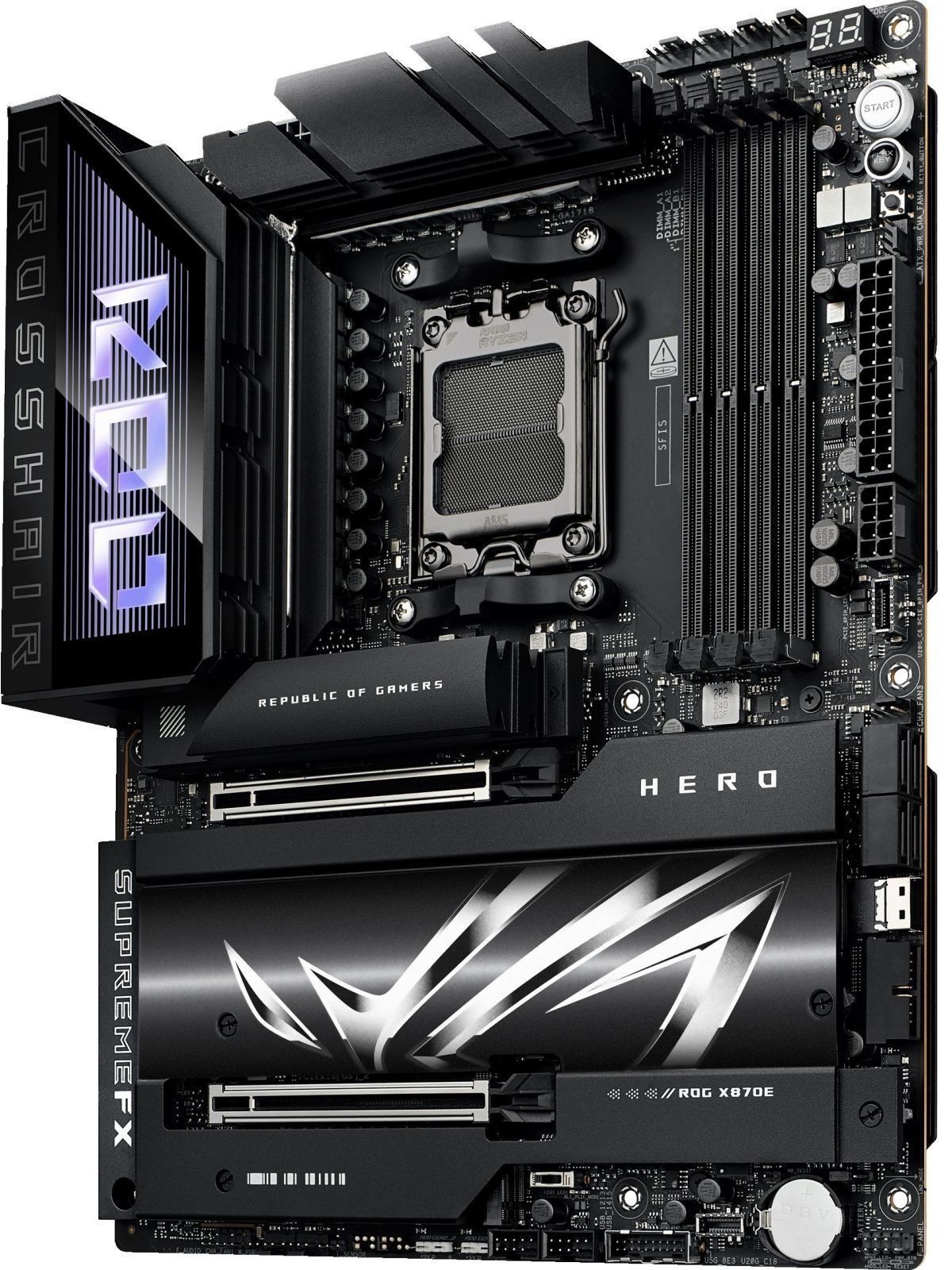 Материнская плата ASUS ROG CROSSHAIR X870E HERO (ROG_CROSSHAIR_X870E_HERO) фото