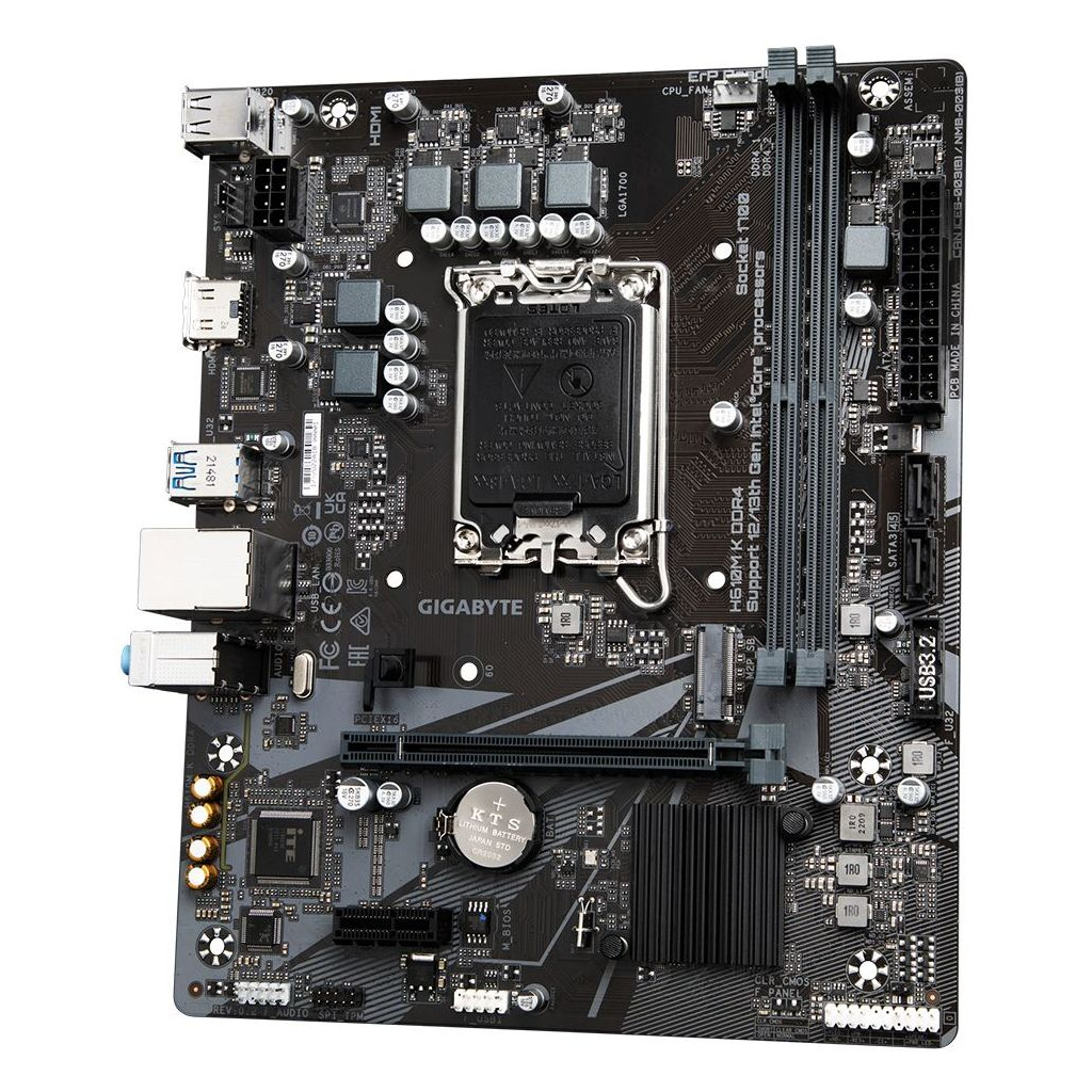 Материнская плата GIGABYTE H610M K DDR4 (H610M_K_DDR4) фото