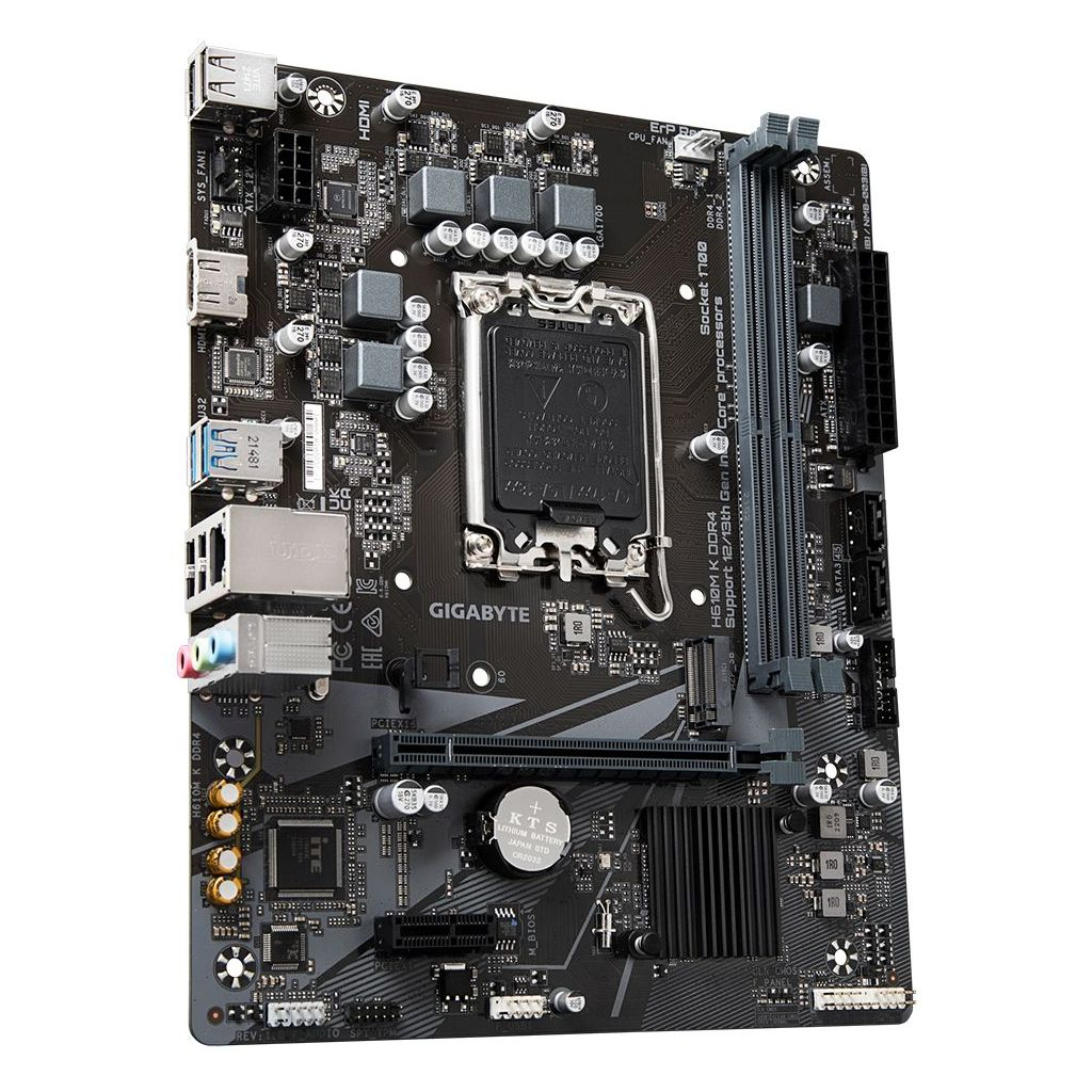 Материнская плата GIGABYTE H610M K DDR4 (H610M_K_DDR4) фото