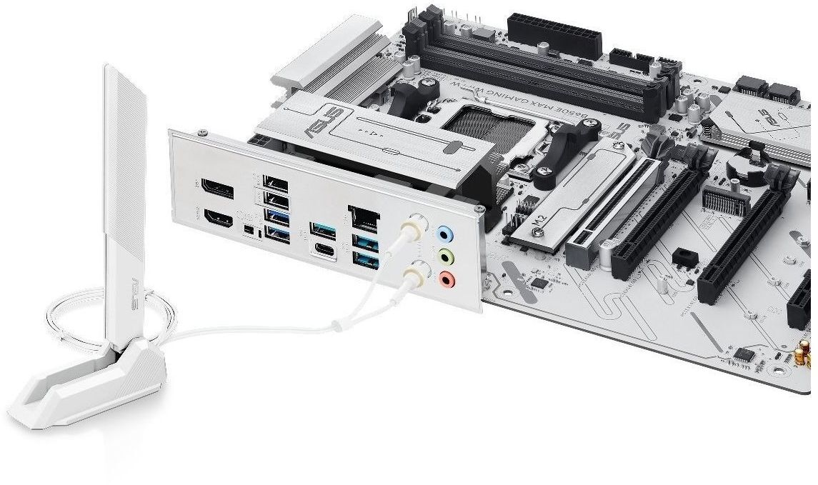 Материнская плата ASUS B650E MAX GAMING WIFI W (B650E_MAX_GAMING_WIFI_W) фото