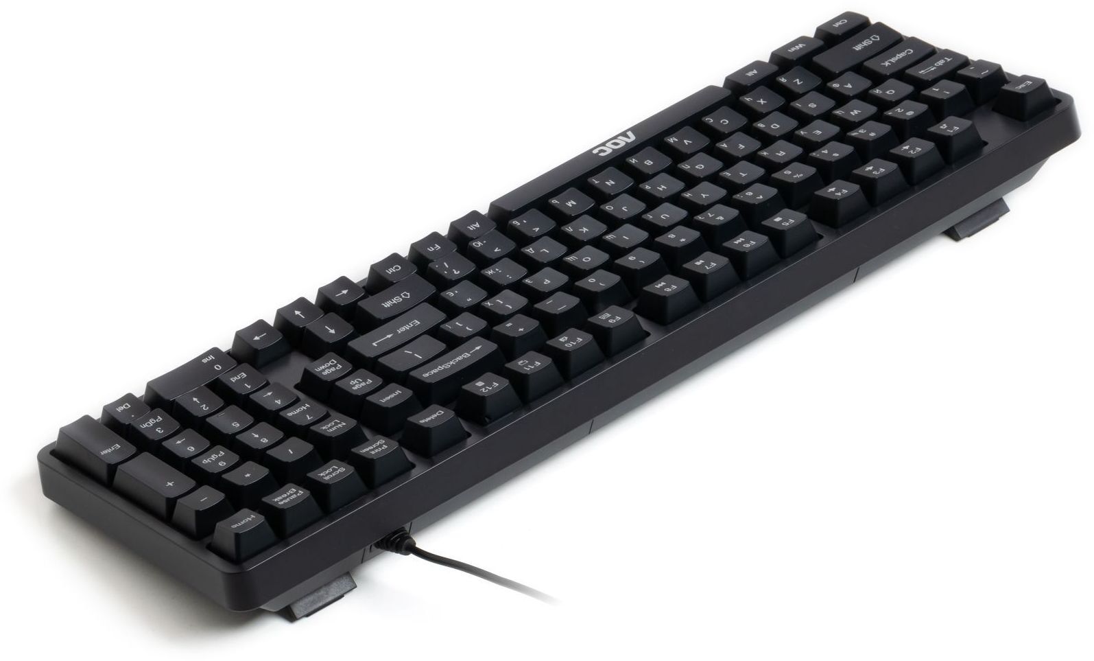 Ігрова клавіатура AOC GK116B LED USB UA Black (GK116B/97) фото