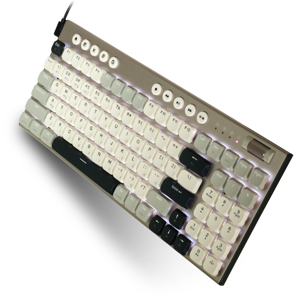 Игровая клавиатура Thunderobot K96 Tri-mode Red Switch UA Grey (6932066308230) фото2