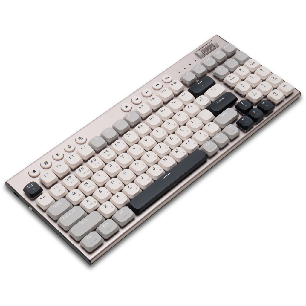 Игровая клавиатура Thunderobot K96 Tri-mode Red Switch UA Grey (6932066308230) фото4