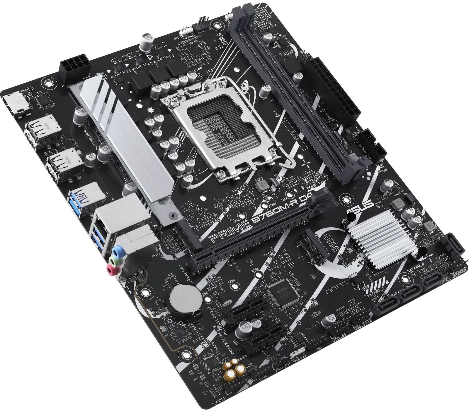 Материнська плата ASUS PRIME B760M-R D4 (PRIME_B760M-R_D4) фото4