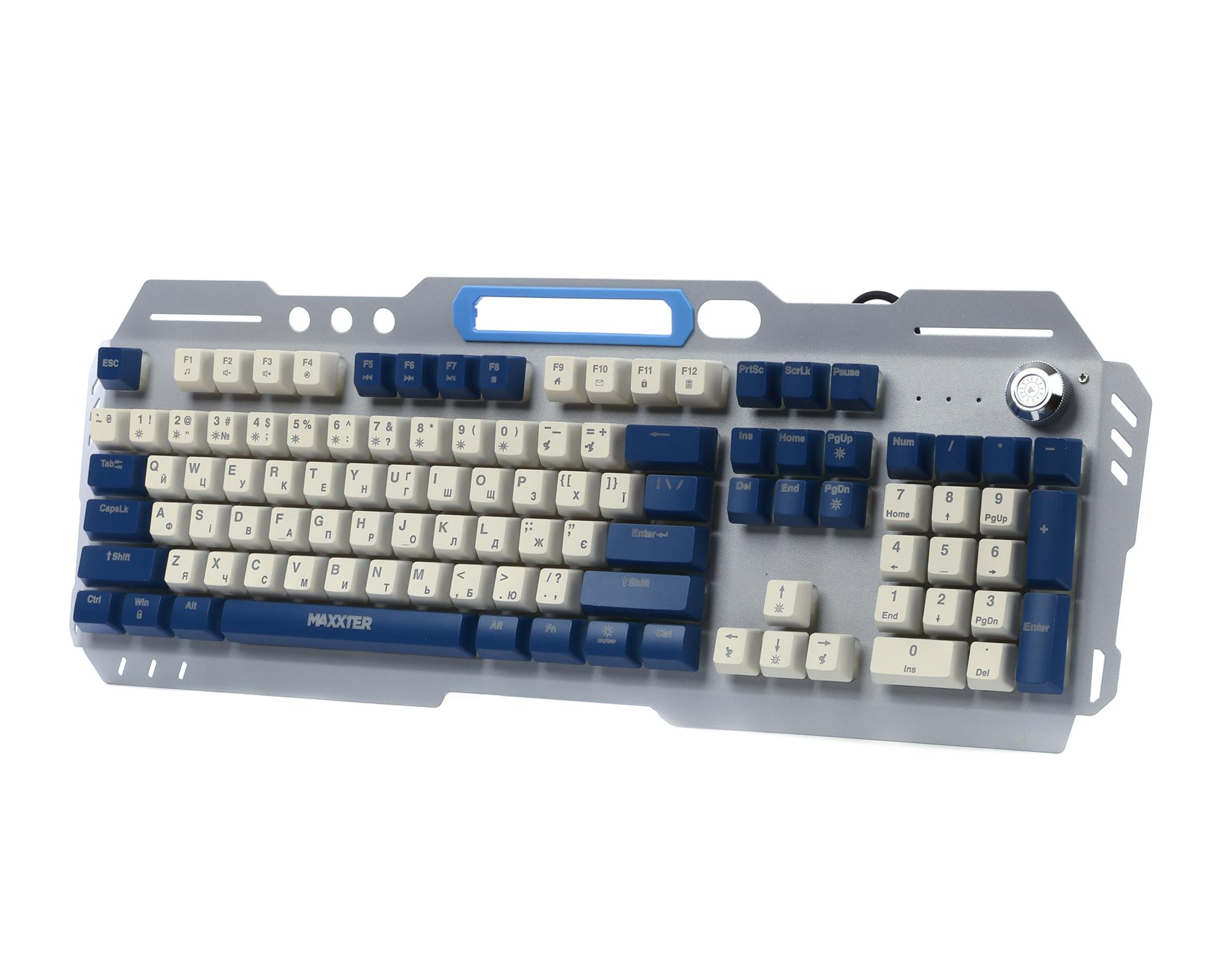 Ігрова клавіатура Maxxter KBG-RGB-01-UA RGB USB Metal Black (KBG-RGB-01-UA) фото5
