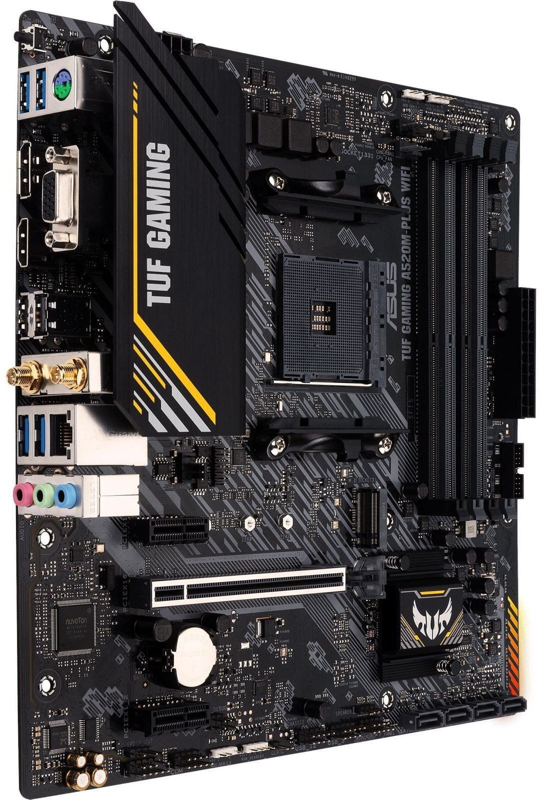 Материнська плата ASUS TUF GAMING A520M-PLUS WIFI (TUF_GAMING_A520M-PLUS_WIFI) фото2