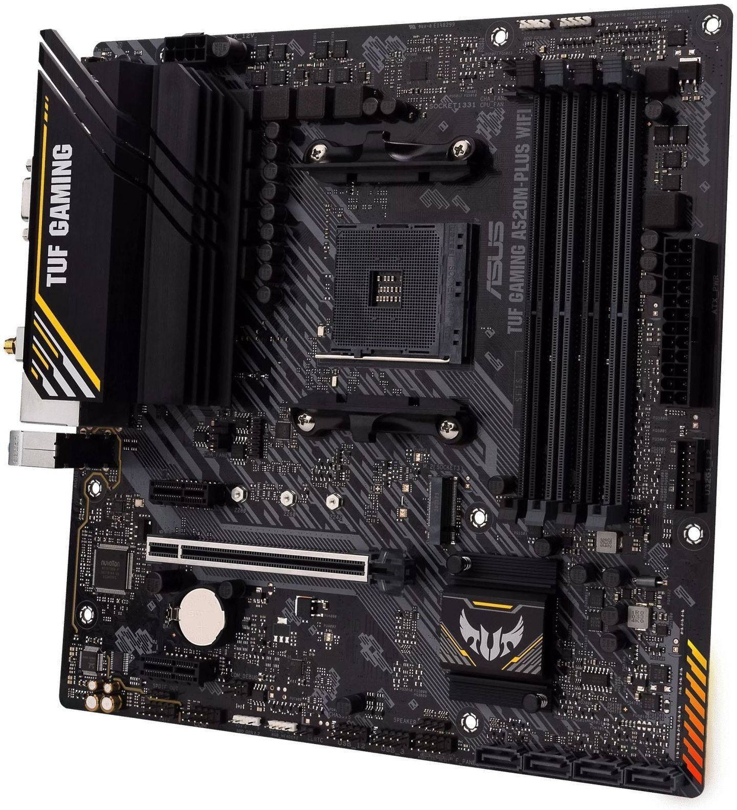 Материнська плата ASUS TUF GAMING A520M-PLUS WIFI (TUF_GAMING_A520M-PLUS_WIFI) фото3
