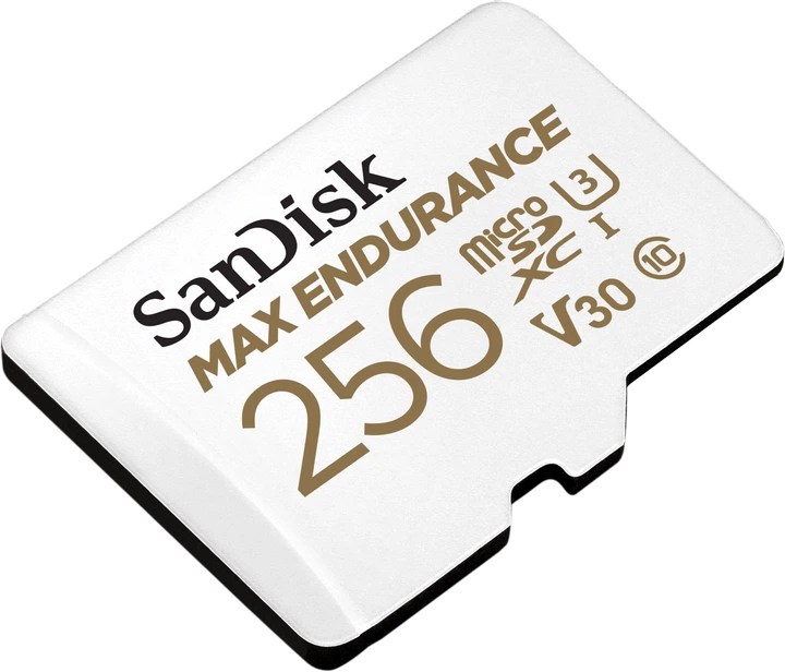 Карта памяти SanDisk MAX ENDURANCE microSDXC 256GB + SD Adapter 120,000 Hours (SDSQQVR-256G-GN6IA) фото2