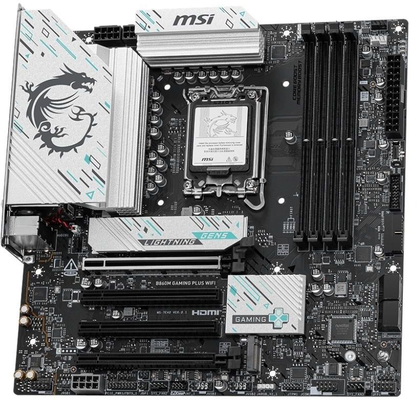 Материнская плата MSI B860M GAMING PLUS WIFI (B860M_GAMING_PLUS_WIFI) фото3