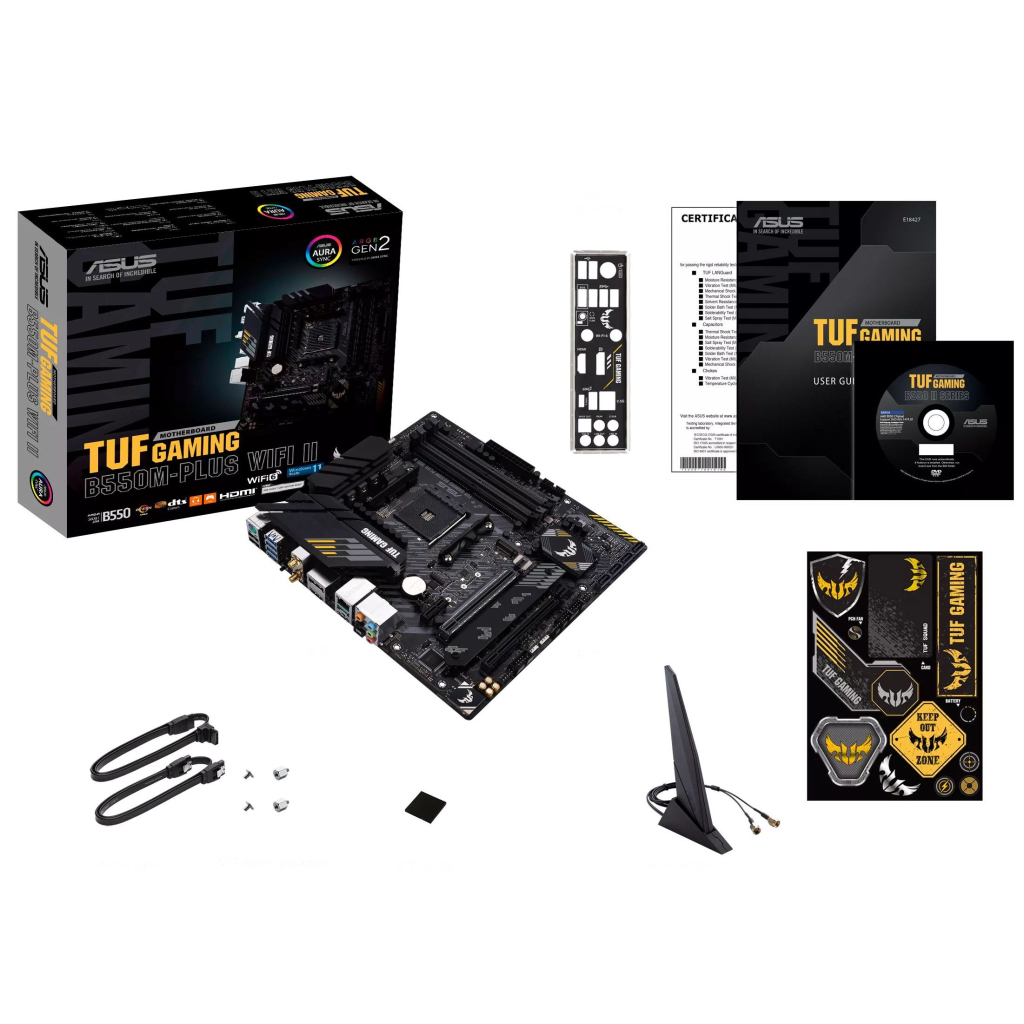 Материнская плата ASUS TUF GAMING B550M-PLUS WIFI II (TUF_GAMING_B550M-PLUS_WIFI) фото