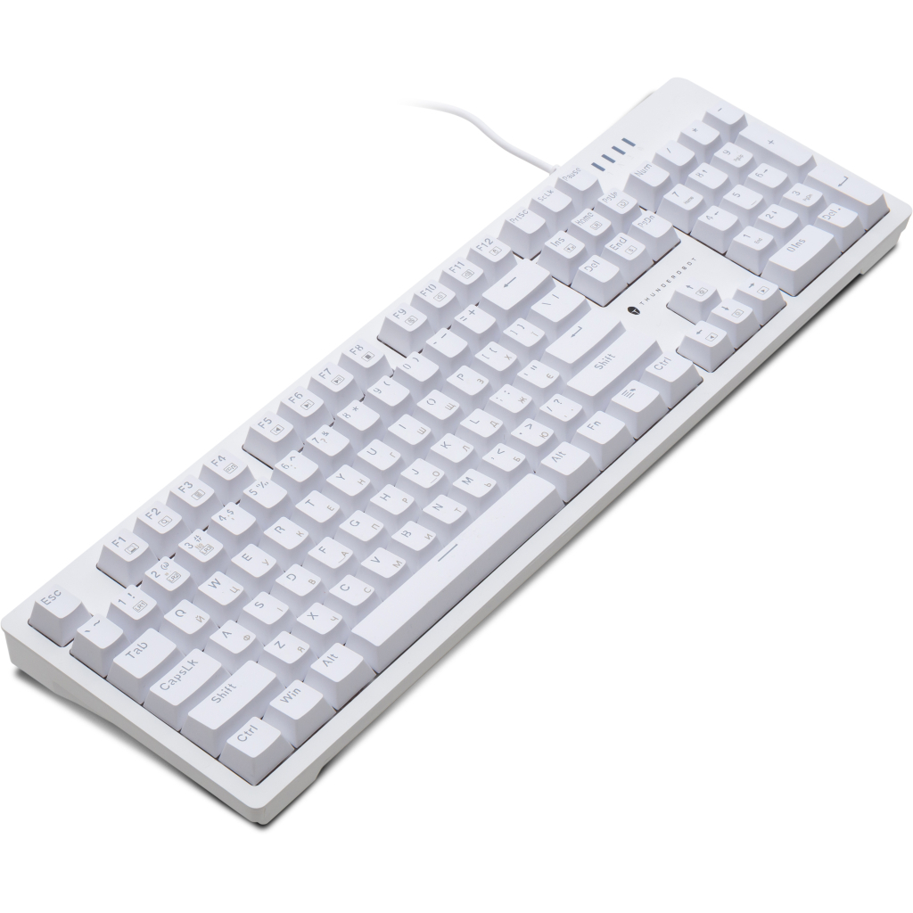 Игровая клавиатура Thunderobot K104 Red Switch USB UA White (6932066308162) фото3