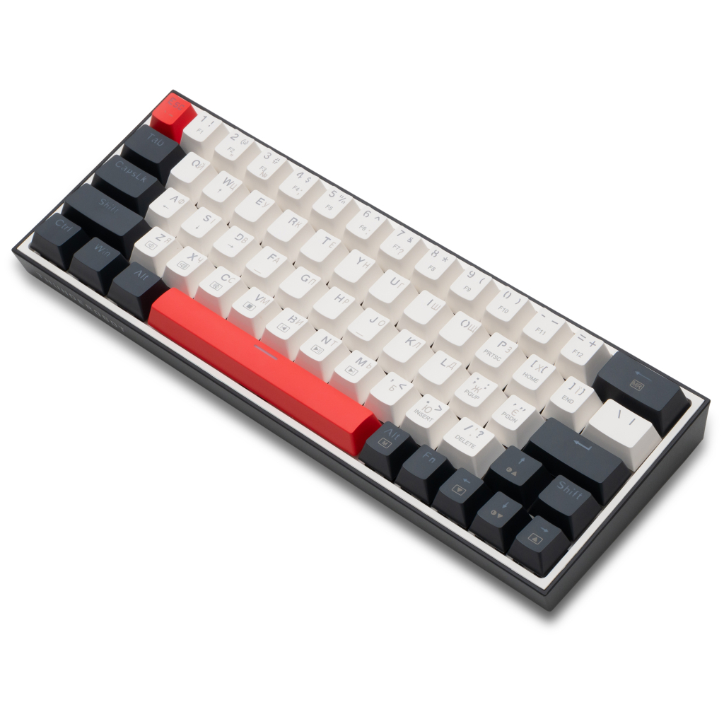 Ігрова клавіатура Thunderobot K63 RGB Red Switch USB UA White (6932066313449) фото4