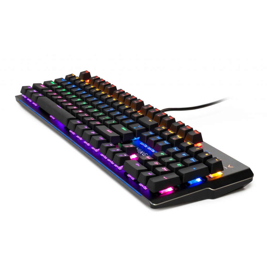 Игровая клавиатура Vinga KBGM160 LED Outemu Blue Switch USB Black (KBGM160_Black) фото8