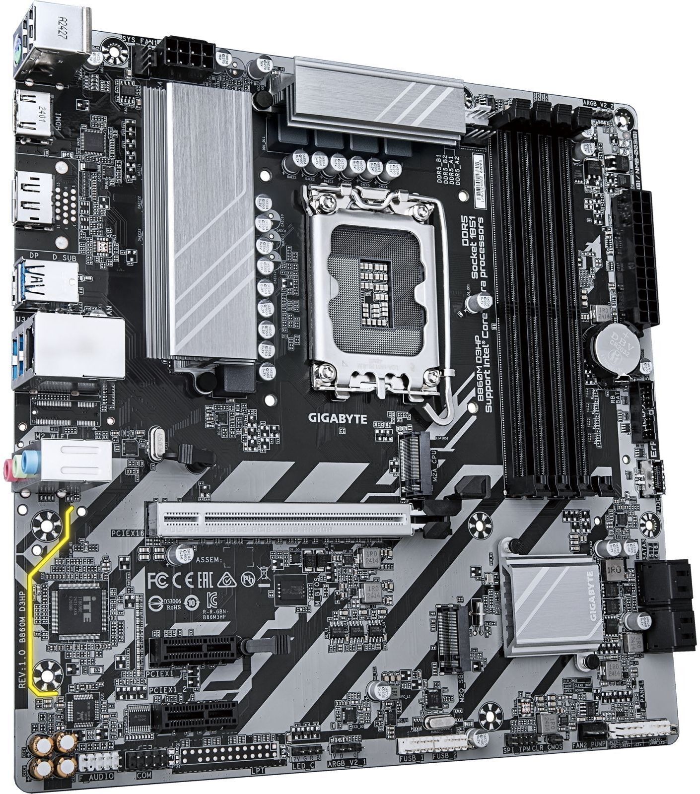 Материнская плата GIGABYTE B860M D3HP (B860M_D3HP) фото2