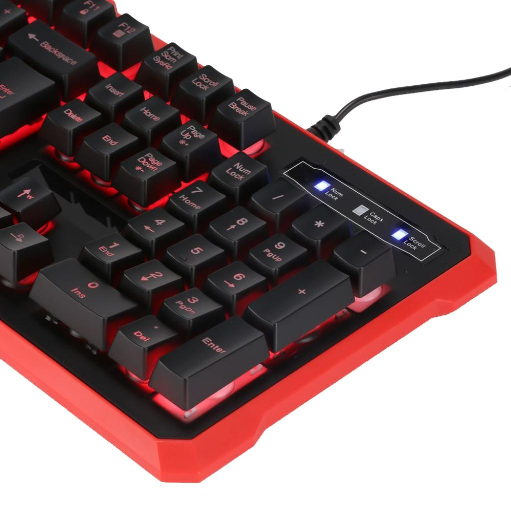 Игровая клавиатура Marvo K629G Multi LED USB Black (K629G) фото3